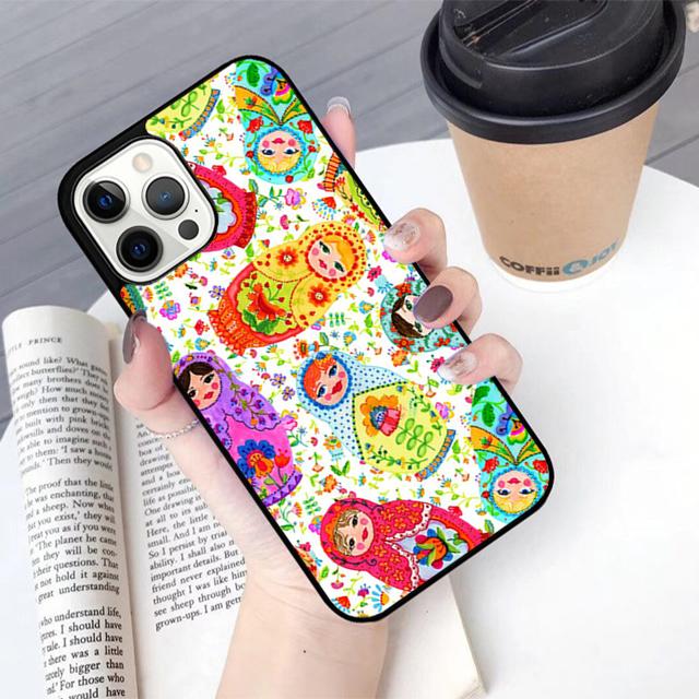 Babushka Matryoshka Red Russian Doll Phone Case Cover For iPhone 17 Air 16 15 14 Plus Apple 11 12 13 Pro Max Coque