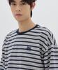 URBANAGE Multi-Stripe Oversized Long Sleeve_Navy