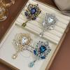 Fashion Retro Teardrop Brooch Bridal Brooch Party Banquet Wedding Pin Jewelry