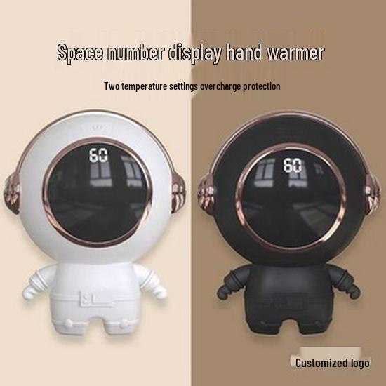 USB Rechargeable Double-Sided Hand Warmer & Power Bank - Explosion-Proof Gift