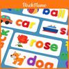 Wooden Alphabet Learning Cards For Kids Educational Toy With Diy Word Puzzle For Early Education