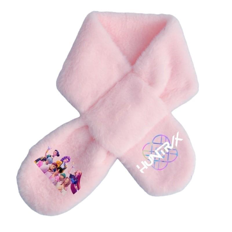 Soft Fashion Rumi Mira Zoey Printing Winter Autumn Warm Scarf Girls Purple Pink Scarves