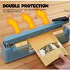Metal Plastic Impulse Sealer Machine 200MM//300MM/400MM Seal Mesin Sealer Plastik Heat Sealing Machine Packing Mesin Pengedap Makanan