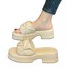 High-end summer wear cool slippers women's new platform casual beach sandals fashion flip-flops