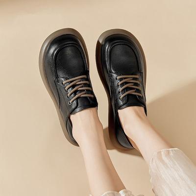 Ballerine Mocassini Scarpe a Punta Rotonda da Donna Mocassini con Cinturini Primavera Alta Qualità Moda Vacanza Antiscivolo Eleganti da Abito