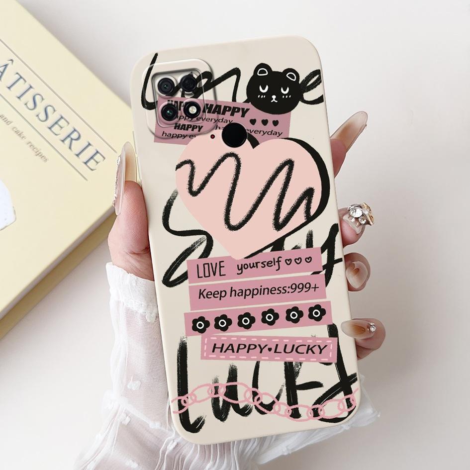 For Xiaomi Poco C40 Case 220333QPG Fashion Daisy Flower Graffiti Soft Silicone Shockproof Back Cover For Poco C40 PocoC40 Bumper