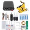 Tattoo Machine Kit Professional Complete Tattoo Beginner Kit with Coils Tattoo Machine 6 Ink