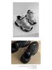 Black Warrior Men's 10CM Invisible Height Boost Shoes, Autumn Mesh Breathable Retro Dad Sneakers