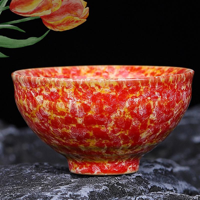 Чашка Тяньму Яо Бянь Цзянь Чжань Набор для чайной церемонии Кунг-фу Большая чайная чашка Чашка мастера Керамическая чашка для питья чая Чашка Доули Прямая продажа с фабрики