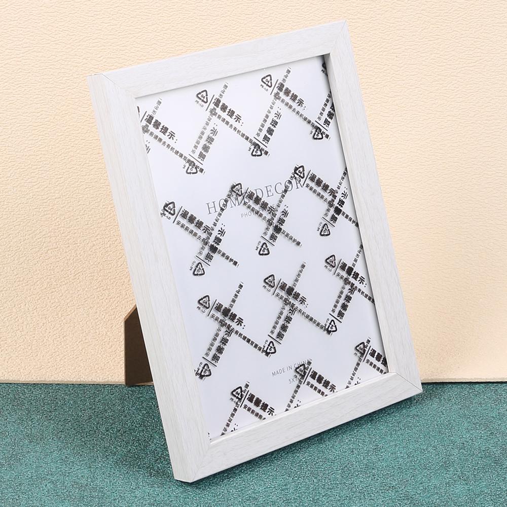 Wooden Photo Frame Simple Picture Frames Tabletop Display Wall Mount Home Decor Gift