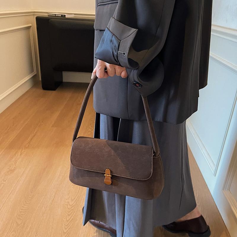 Luxury Brand Crossbody Bags for Women Fashion Design Underarm Woman Shoulder Bag Female Handbag and Purses Solid Color