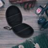 Headphone Carrying Case Shockproof Headset Pouch Capacity Handheld Earphone Container Travel Organiser Zip Bag Headphone Case