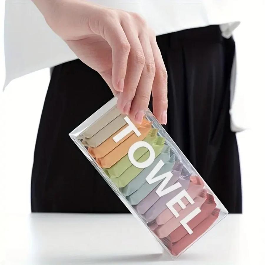 Luxury 14PCS Compressed Disposable Face Towels – Portable Thickened Beauty Washcloths for Travel, Skincare & Daily Cleansing