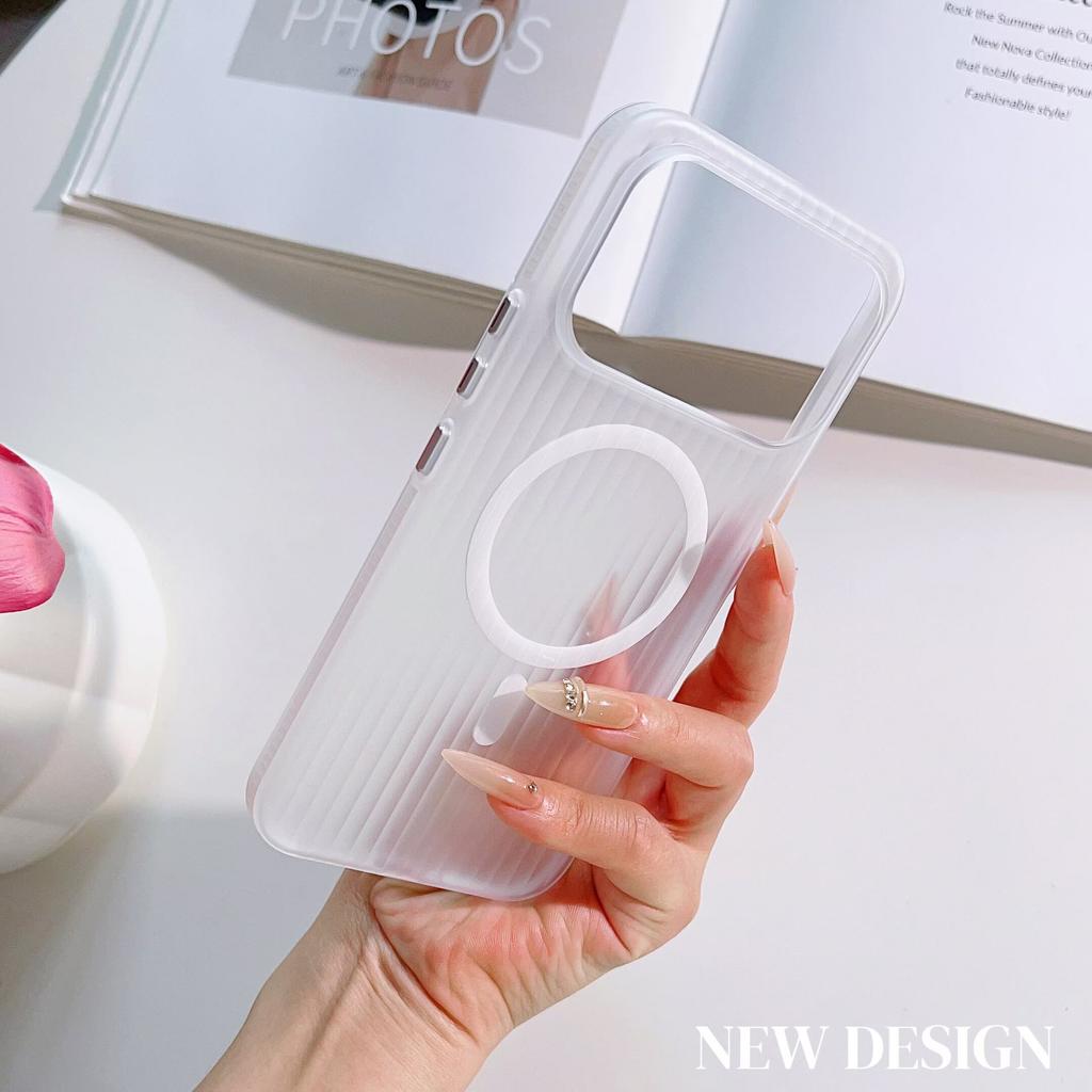 Corrugated striped anti-skid frame for Redmi K111PROMAX ice mist magnetic mobile phone case Xiaomi 11 hard sheath