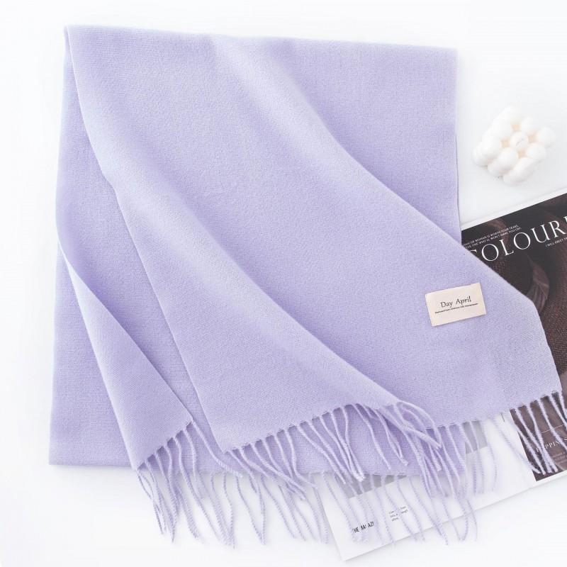Winter Cashmere Scarf Shawl 2in1 Men Women Solid Color Warm Fashion Versatile High-end