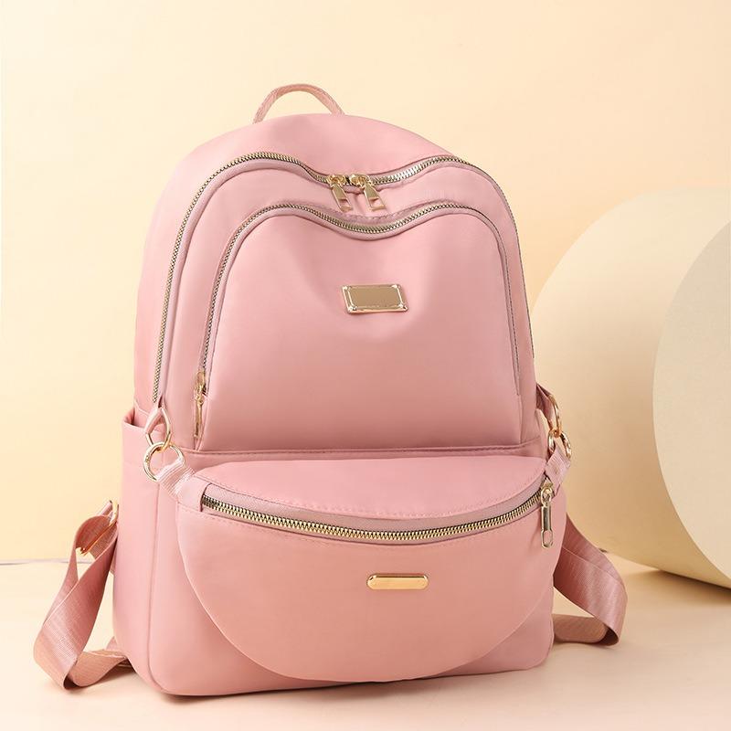 New Casual Women's Bag Women's Backpack Fashion Two-piece Set Oxford Cloth Lightweight Travel Bag