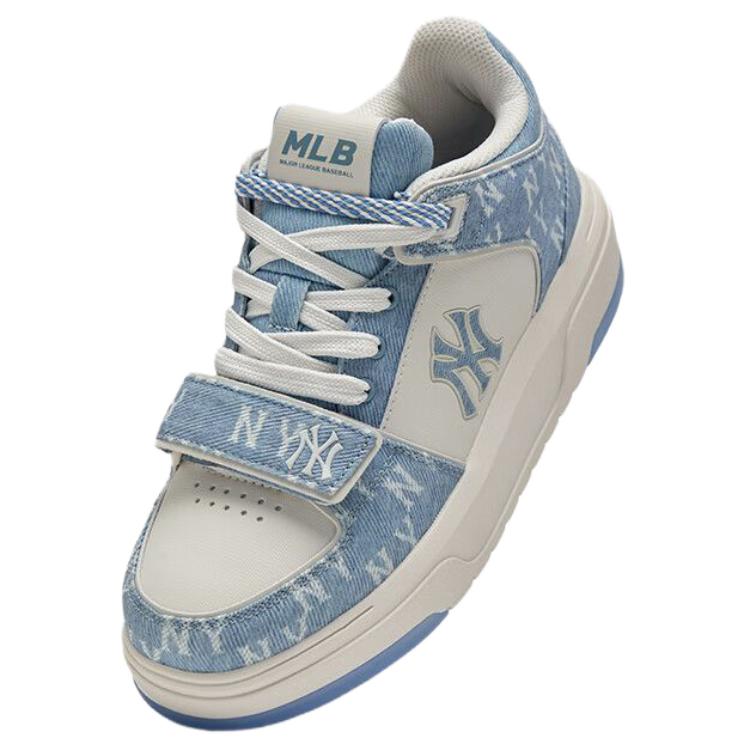 MLB New York Yankees Height Increasing Mid Top Skateboard Shoes Unisex 3ASXMDM6N-50BLS