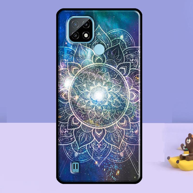 Mandala Pattern Case For Realme GT 7 Pro 6 6T C75 C67 C61 C55 C53 C51 C35 C21Y C25S 10 11 12 13 14 Pro Plus