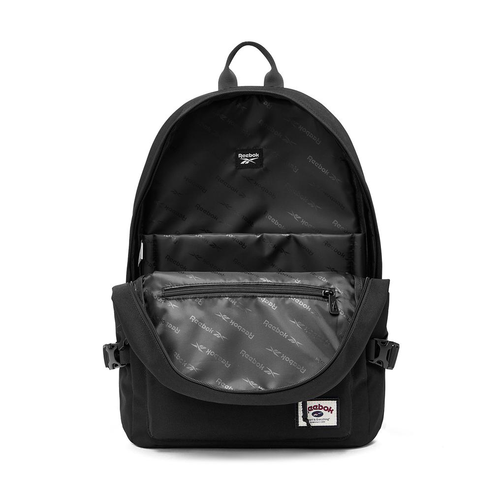 Reebok Fabric Backpack Regular Unisex Preppy Red/Light Gray/Obsidian Black RB250685S