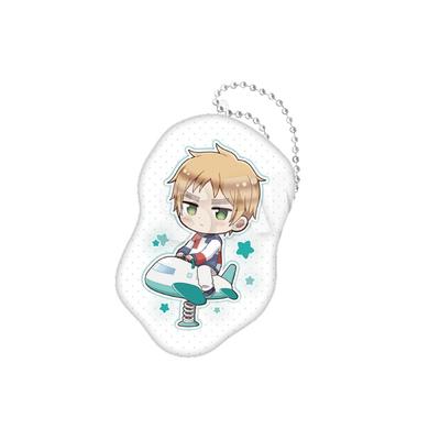 Hetalia United Kingdom Cushion Keychain Playground Equipment WorldStars Die-Cut Ver.