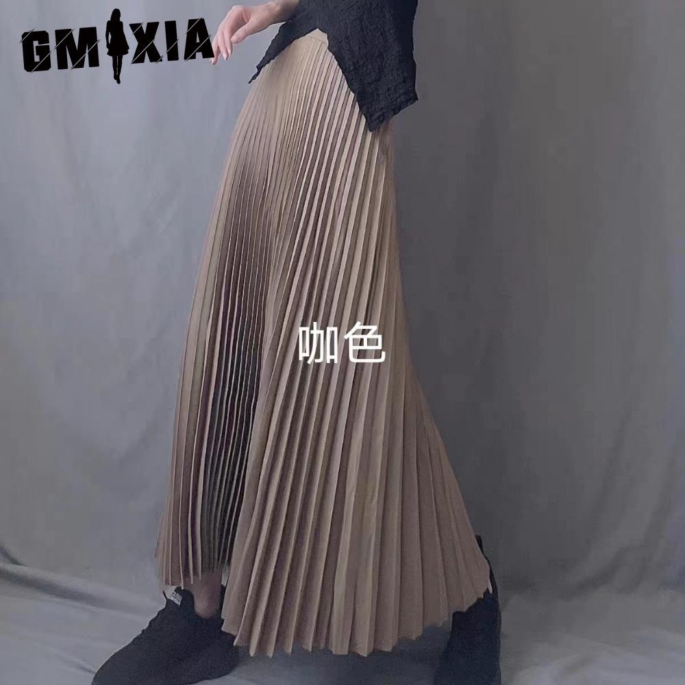 

GMXIA Женская Модная Повседневная Летняя Весенняя Юбка one size кофейный