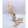 PASYOU Fake Leaves Plants for Christmas Decor, Gold Artificial Shrubs Grass Foliage Plastic Bulk Leaf Indoor Outdoor Home Garden Party Hotel Verandah