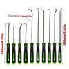 10 4Pcs Precision Pick Hook Set Auto Oil Seal O Ring Gasket Remover Puller Mini Precision Tools for Car Repair