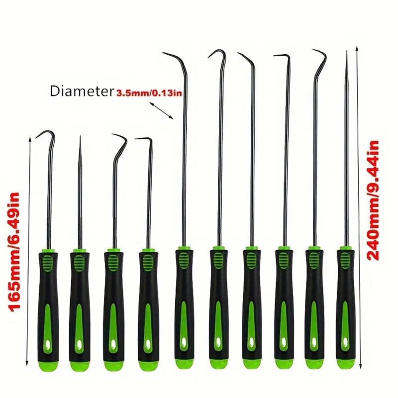 10 4Pcs Precision Pick Hook Set Auto Oil Seal O Ring Gasket Remover Puller Mini Precision Tools for Car Repair