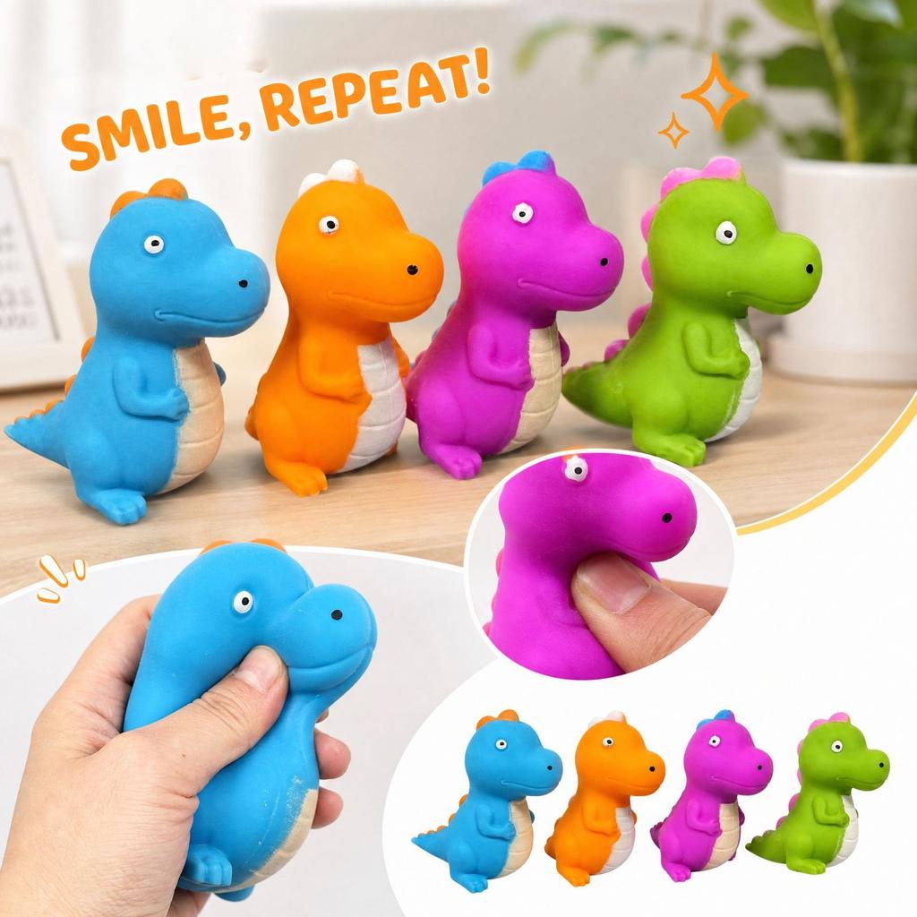 Dinosaur Toy Slow Rising Stress Sensory Toy (Random Color)