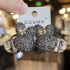 Hair Ties Bunny Rhinestone Cartoon High Stretch For Kids Korean Everyday Party School Premium Soft Durable Non Slip