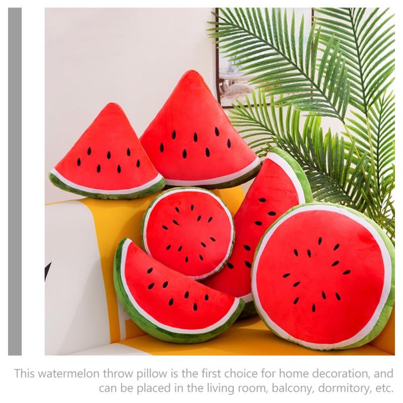 Soft And Huggable Watermelon Plush Toy Pillow Perfect For All Ages!