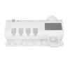 Toothbrush Holder 4 Slots Intelligent Cleaning Punch Free Wall Mounted Toothbrush Cleaner with