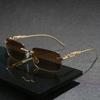 Slim Frame Fashion Glasses for Men and Women - Lightweight Luxury Design Stylish Accessories Minimalist Eyewear