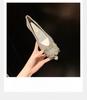 New Style Button-up Pointed-toe Low-heeled Flat Shoes for Dancing, Women's Style