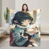 Jane Doe Blanket  Warm Comfortable Plush Throw Blanket For Child Outdoor Flannel Bedspread Bed Cover