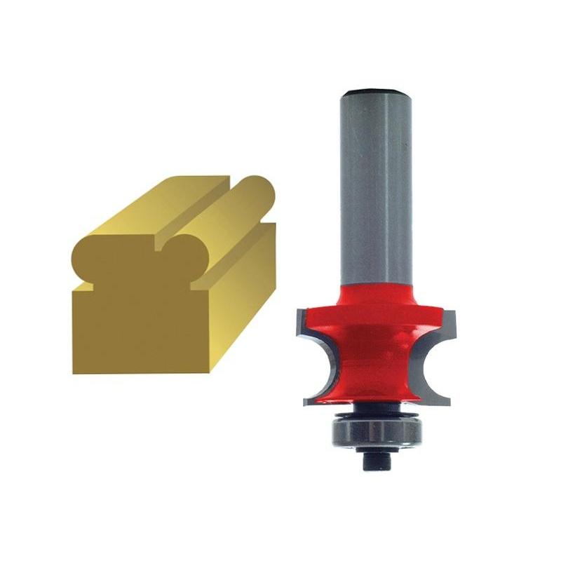 Faithfull Fréza TCT 3,2 mm Rohová lišta 1/4" Stopka
