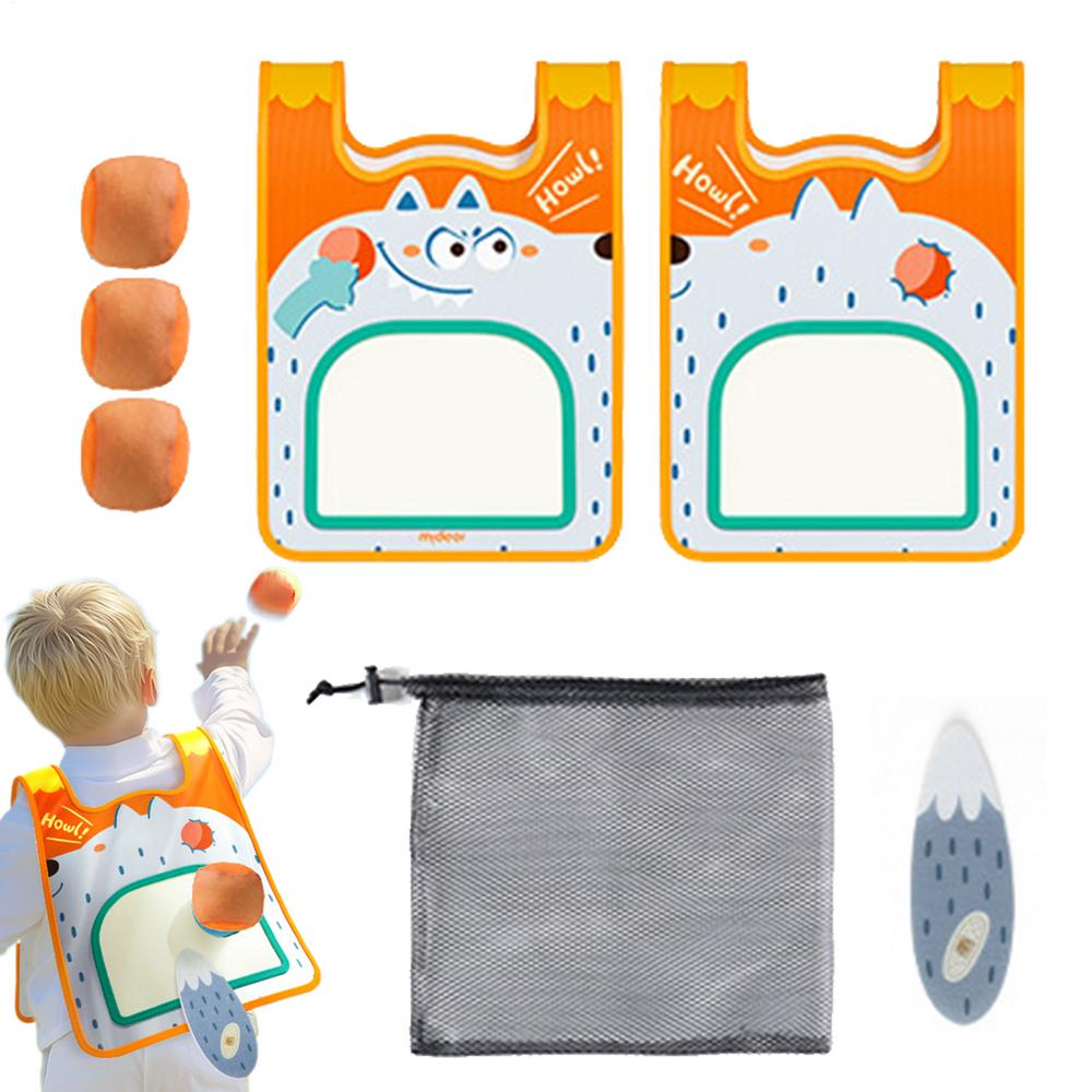 Toss And Catch Ball Set Interactive Sticky Throwing Balls Children Toss Games For Outdoor Backyard Lawn Beach Poolside Camping