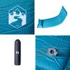 Self Inflating Sleeping Mat with Pillow Turquoise