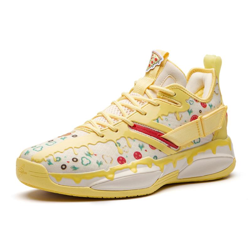 Anta GH3 Gordon Hayward Cushioning Support Low-Top Performance Basketball Shoes Men's White Yellow Red Sneakers 112231103-3