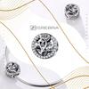 Rose Charms 925 Rose Flower Bead Pendant Charms Pr 925