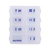 8 Grids Weekly Pill Organizer Pillbox 7-day Medicine Box Supplement Container Travel Portable Pill Cases For The Elder