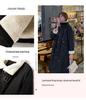 Women's Plus Size Long Velvet Padded Parka - Thick, Warm, Plush Winter Windbreaker