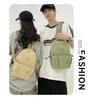 New Pure Color Light Small Backpack Women Simple Large-capacity Chest Bag Casual Travel Commuting All-matching Portable