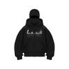 Herren Oversized Doppellagiges Kapuzen-Reißverschluss-Sweatshirt Lässig Streetwear Herbst