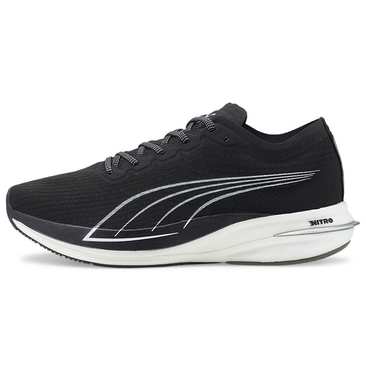 

Puma Deviate Nitro Unisex Black White 194449-11 EU 40