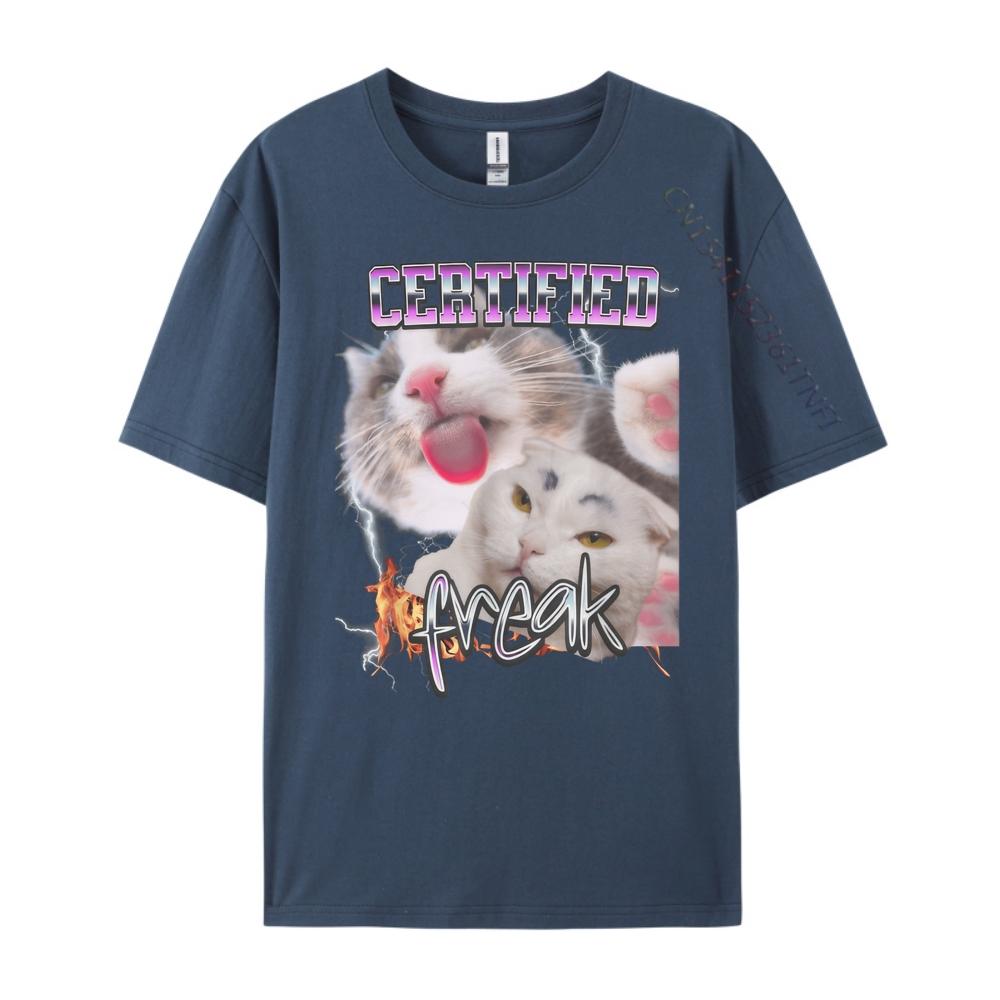 

Funny Cat Meme Funny Cat Meme T Shirt Men 100 Cotton Women Clothes Character 4XL