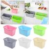 Kitchen Cabinet Door Hanging Trash Garbage Bin Can Rubbish Container Mini Waste Bins Household Rubbish Cleaning Tool Dustbin