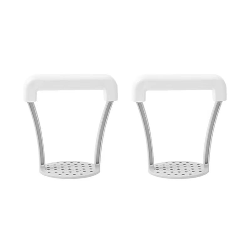 Manueller Kartoffelstampfer Kunststoff Gepresster Kartoffelstampfer Tragbares Küchenwerkzeug für Babynahrung, Obst, Banane, Backen