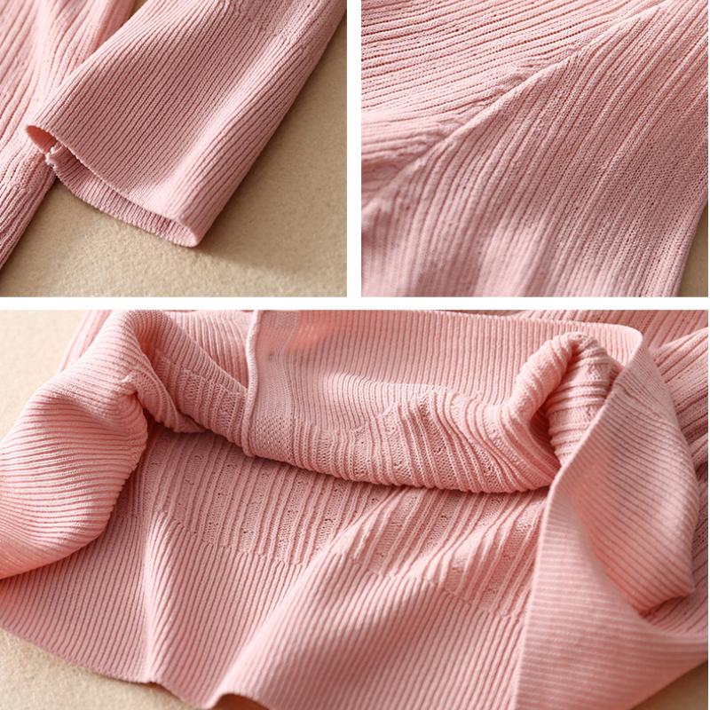 Mode Neuer Dünner Strick-Cardigan Damen Sommer Klimatisierter Gestrickter Sonnenschutz-Cardigan Damenbekleidung Slim Lady Strickwaren Tops 26231