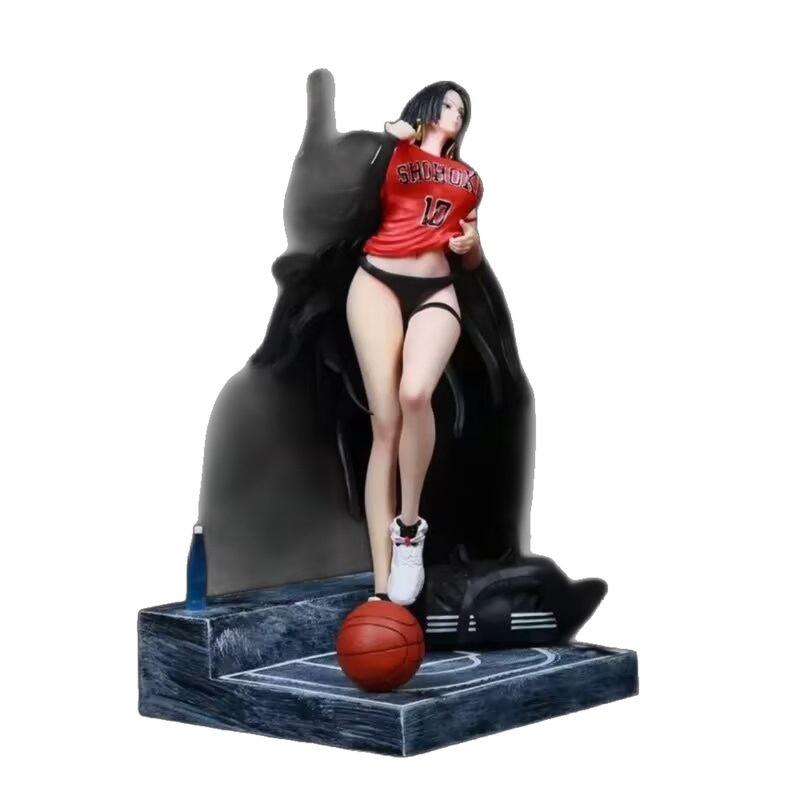 Pirate King Double Ss Basketball Empress Boya Hancock Statue Miniature Pendant High Quality Premium Grade Case Kit Handmade